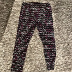 Barely worn!! LulaRoe Tall & Curvy size leggings